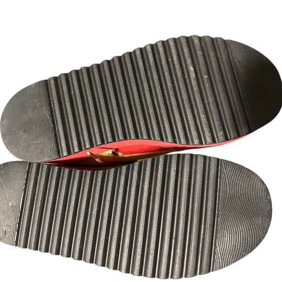 Excellent condition Buffalo London platform sneakers tower 9 red leopard 40 - Picture 8 of 11